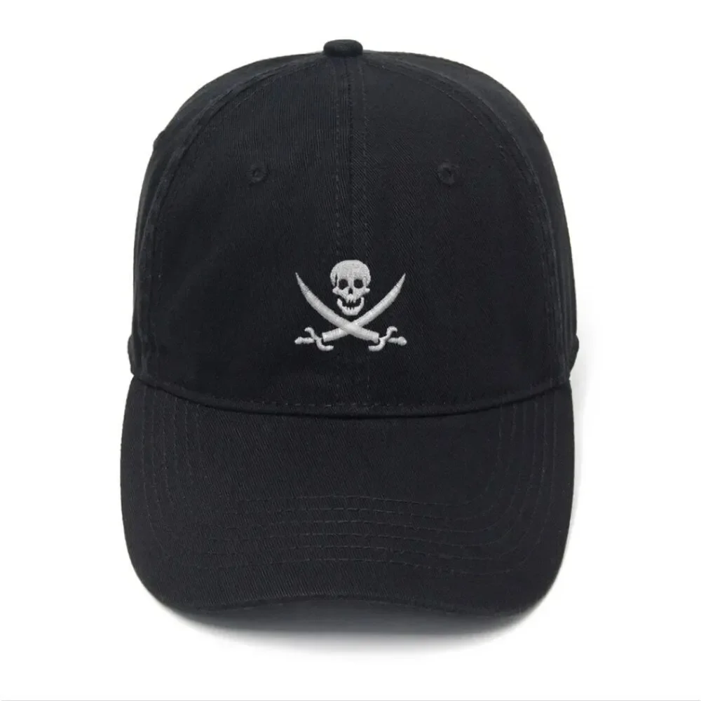 Baseball Caps Pirate Jolly Roger Embroidered Dad Hat